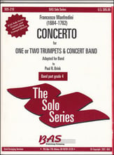 Concerto for One or Two Trumpets Concert Band sheet music cover